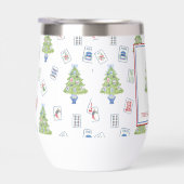 Waterverf Mahjong kerstboomfeest (Rechts)