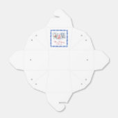 Waterverf Mahjong Tegels & Bogen behuizing Bedankdoosjes (Uitgevouwen)