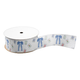 Waterverf Mahjong Tegels & Bogen Grosgrain Lint