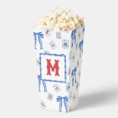 Waterverf Mahjong Tegels & Bogen Monogram Bedankdoosjes (Popped)