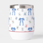 Waterverf Mahjong Tegels & Bogen Party (Achterkant)