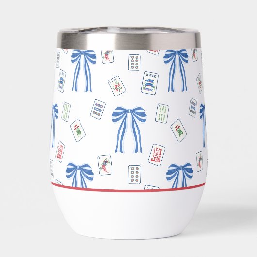 Waterverf Mahjong Tegels & Bogen Party (Achterkant)