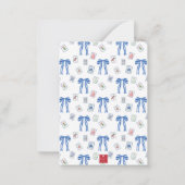 Waterverf Mahjong Tegels Partij Notitiekaartje (Achterkant)