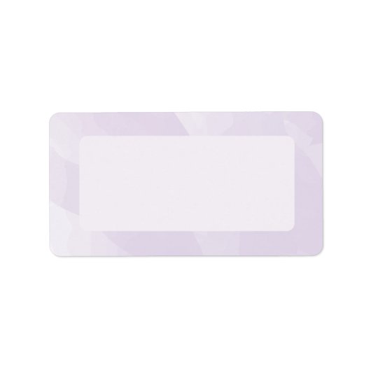 Waterverf Mailing Label, Lavendel Etiket (Voorkant)