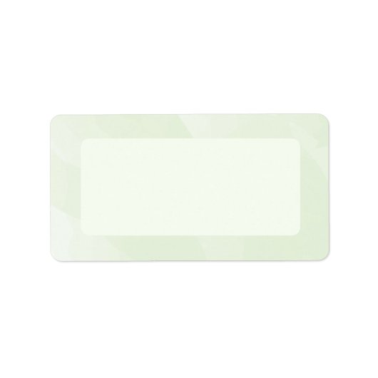 Waterverf Mailing Label, Mint Groen Etiket (Voorkant)