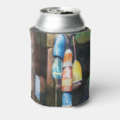 Waterverf Maine Kreeft Boei Kust Koelbox Blikjeskoeler (Blikje Achterkant)