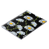 Waterverf-maisies. Naadloze florale achtergrond me Notitieboek (Linkerzijde)