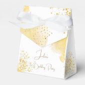 Waterverf maisy first Birthday Bedankdoosjes (Voorkant Zijde)