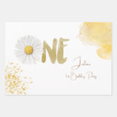 Waterverf maisy first Birthday Inpakpapier Vel (Voorkant)