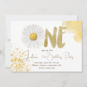 Waterverf maisy first Birthday Kaart (Voorkant)