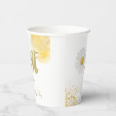 Waterverf maisy first Birthday Papieren Bekers (Rechts)