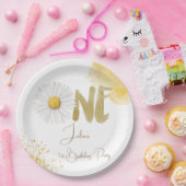 Waterverf maisy first Birthday Papieren Bordje (Feest)