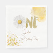 Waterverf maisy first Birthday Servet (Voorkant)