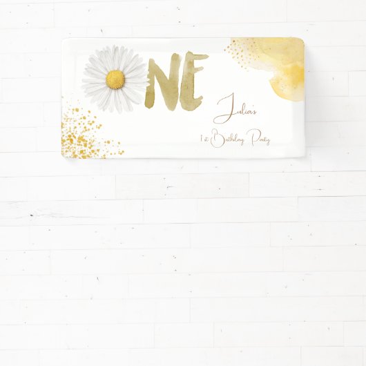 Waterverf maisy first Birthday Spandoek (Insitu)