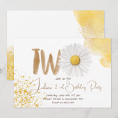 Waterverf maisy tweede verjaardag kaart (Voorkant / Achterkant)