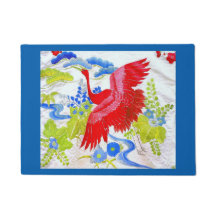 Waterverf Majestic Swan in Clouds Wings Spread