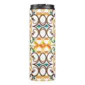 Waterverf majolica thermosbeker (Achterkant)