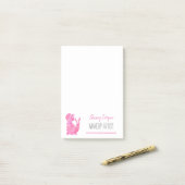 Waterverf Make-up Artiest Beauty Salon Schoonheids Post-it® Notes (Op bureau)