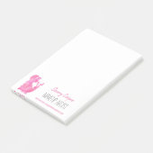 Waterverf Make-up Artiest Beauty Salon Schoonheids Post-it® Notes (Schuin)