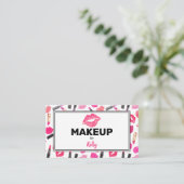 Waterverf make-up artiest Glam Gold Pink Visitekaartje (Staand voorkant)