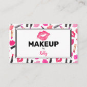 Waterverf make-up artiest Glam Gold Pink Visitekaartje (Voorkant)