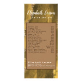 Waterverf Make-up Artiest Haar Salon Rack Kaart (Voorkant)