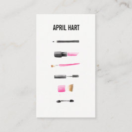 Waterverf make-up artist Visitekaartjes