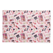 Waterverf make-up en bloemenslaapkamer stijl kussensloop (Achterkant)