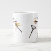 Waterverf Makeup Face Grote Koffiekop (Voorkant)