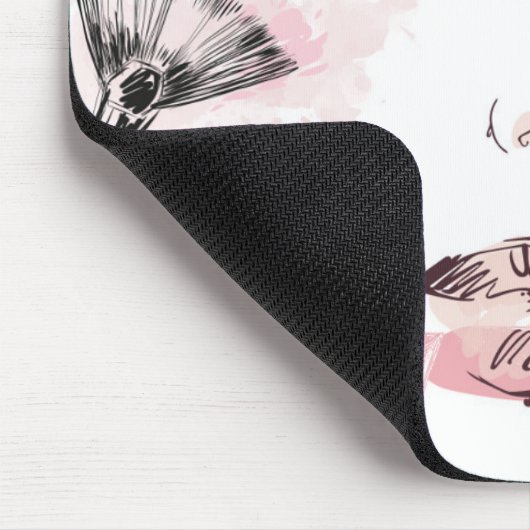 Waterverf Makeup Face Muismat (Hoek)