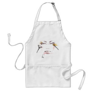 Waterverf Makeup Face Standaard Schort
