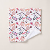 Waterverf Makeup Patroon Bad Handdoek (Wasdoekje)