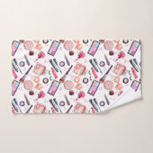 Waterverf Makeup Patroon Bad Handdoek (Handdoek)