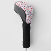 Waterverf Makeup Patroon Golfheadcover (Schuin)