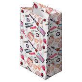 Waterverf Makeup Patroon Klein Cadeauzakje (Voorkant Gekanteld)