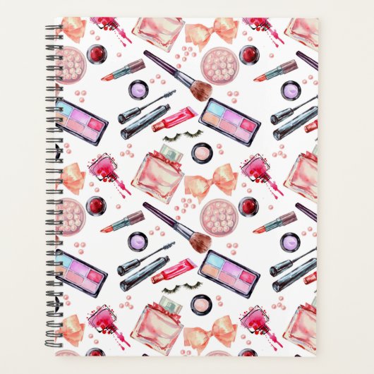 Waterverf Makeup Patroon Planner (Voorkant)