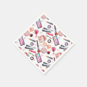 Waterverf Makeup Patroon Servet (Hoek)