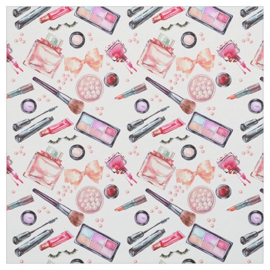 Waterverf Makeup Patroon Stof (Swatch)