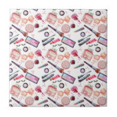 Waterverf Makeup Patroon Tegeltje (Voorkant)