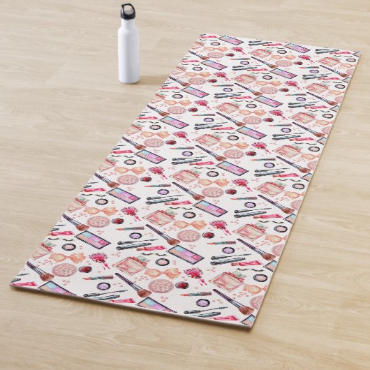 Waterverf Makeup Patroon Yogamat (In situ)