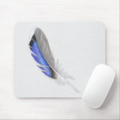 Waterverf Mallard Duck Feather Muismat (Met muis)