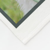 Waterverf Maltezer en bloemenkrans herdenking Fleece Deken (Hoek)
