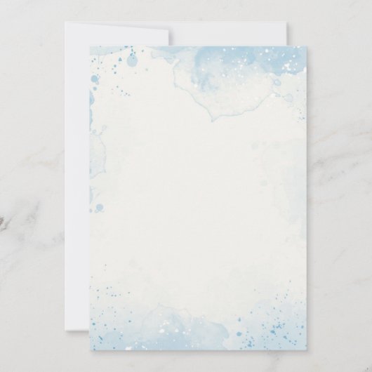 Waterverf, mama's liefde in bloei, moederdag brunc kaart (Achterkant)