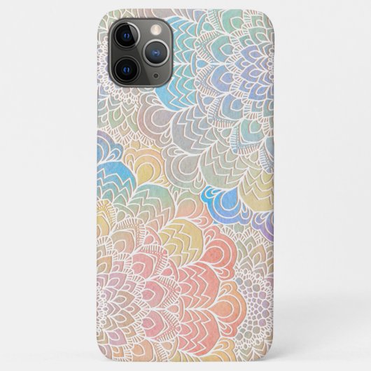 Waterverf mandala Case-Mate iPhone case (Achterkant)