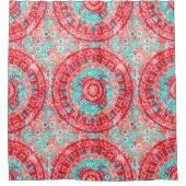 Waterverf Mandala Douchegordijn (Voorkant)