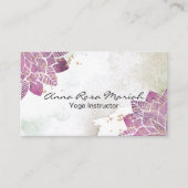 *~* Waterverf Mandala Glitter Healing Yoga Reiki Visitekaartje (Voorkant)