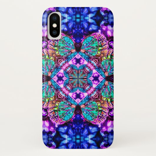 Waterverf Mandala Hoesje Magical Butterfly (Achterkant)