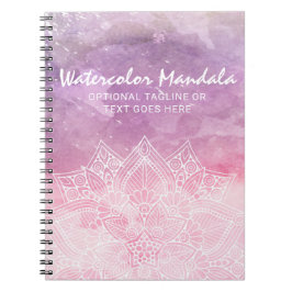 Waterverf Mandala Holistic Healing & Spiritueel Notitieboek