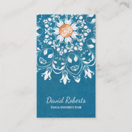 WATERVERF MANDALA LOGO GEPERSONALISEERD YOGA INSTR VISITEKAARTJE