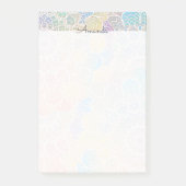 Waterverf mandala merkt op post-it® notes (Voorkant)